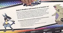 PRISMATIC EVOLUTIONS Lucario EX and Tyranitar EX Premium Collection 1 Box Set - Image 2
