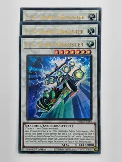Yu Gi Oh - 3x MP25-EN284 F.A. Dawn Dragster - Ultra Rare - Image 1