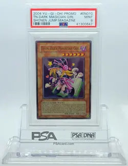 YUGIOH JUMP-EN010 TOON DARK MAGICIAN GIRL ULTRA RARE HOLO PSA 9 MINT #41300647 - Image 1