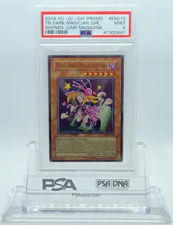 YUGIOH JUMP-EN010 TOON DARK MAGICIAN GIRL ULTRA RARE HOLO PSA 9 MINT #41300647 - Image 2