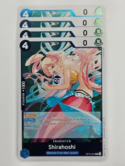 One Piece - 4x OP14-047 Shirahoshi - Rare - Image 1