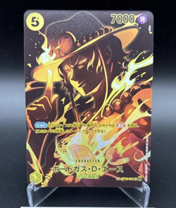 One Piece Japanese Portgas D Ace ST13-011 SP PAR Legacy of the Master IN STOCK - Image 1