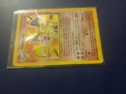 Pokemon TCG Base Set Charizard Card 4/102 Holo Rare Card- Heavily Played - Image 4