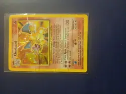 Pokemon TCG Base Set Charizard Card 4/102 Holo Rare Card- Heavily Played - Image 5