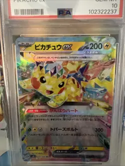 Pokemon Pikachu EX RR 033/106 SV8 Super Electric Breaker Card Japanese PSA 10 - Image 2