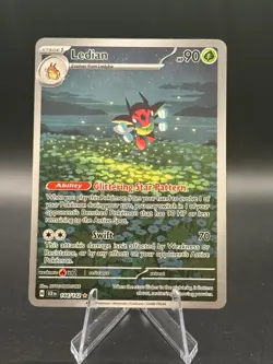 Ledian 144/142 Stellar Crown Pokemon Card 2024 NM - Image 1