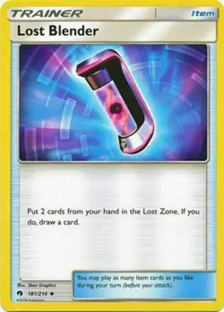 POKEMON CARD LOST BLENDER 181/214 TRAINER ITEM POKEMON TCG CCG - Image 1