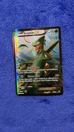 Pokemon TCG Sceptile-EX Holo Full Art Ultra Rare Card Ancient Origins 84/98 - Image 1