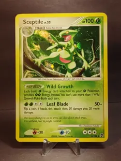 2008 Sceptile lv.52 8/106 Great Encounters Holo Rare Pokemon Card - Image 1