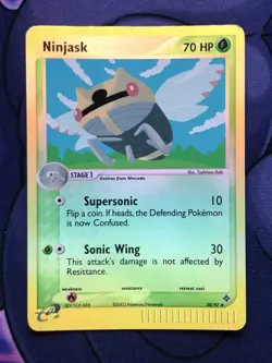 Ninjask 38/97 - EX Dragon - Reverse Holo - 2003 Vintage Pokemon E Reader Card - Image 1