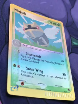 Ninjask 38/97 - EX Dragon - Reverse Holo - 2003 Vintage Pokemon E Reader Card - Image 3