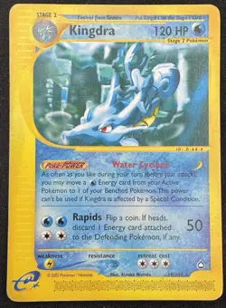 Kingdra - 19/147 - Pokemon Aquapolis Reverse Holo Rare Card HP - Image 1