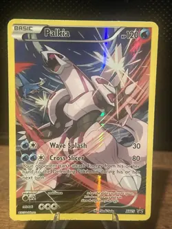 Pokemon TCG Palkia XY75 Black Star Promo Card Full Art Holo Rare - Image 1