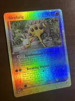GIRAFARIG Reverse Holo 16/97 RARE Pokemon TCG Card 2003 Ex Dragon E-Reader LP - Image 1