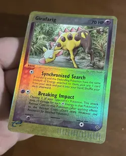 GIRAFARIG Reverse Holo 16/97 RARE Pokemon TCG Card 2003 Ex Dragon E-Reader LP - Image 4