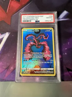 Galarian Moltres SWSH284 Crown Zenith Promo Card PSA 10 Gem Mint - Image 1