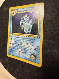 Pokemon Gyarados Holo Rare TCG Card Giovanni's Gym Challenge 5/132 NM- - Image 3