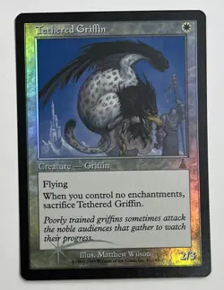 MTG TETHERED GRIFFIN (FOIL) Urza's Destiny (OldManMTG 002-839) - Image 1