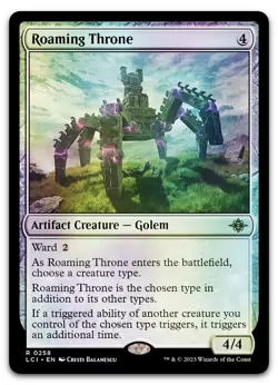 Roaming Throne #258 (Foil) (NM) Lost Caverns of Ixalan LCI Magic MTG - Image 1