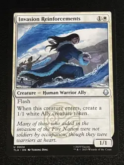 MTG Avatar: The Last Airbender Invasion Reinforcements 0024 NM - Image 1