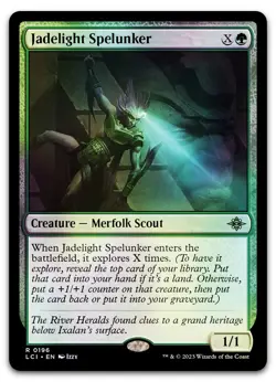 Jadelight Spelunker #196 (Foil) (NM) Lost Caverns of Ixalan LCI Magic MTG - Image 1