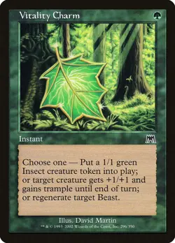 Vitality Charm [Onslaught] Magic MTG - Image 1