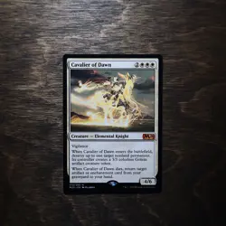 Cavalier of Dawn - Core Set 2020 - MTG M20 EDH elemental knight NM - Image 1