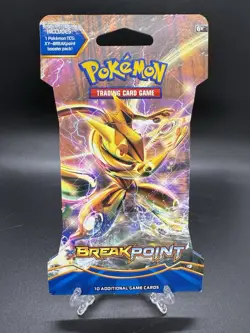 1x Pokemon TCG: XY BREAKpoint Sleeved Booster Pack - Gold Greninja Art 820650800702 - Image 1