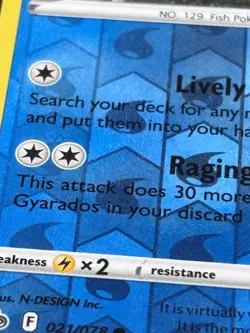 Magikarp 021/078 Reverse Holo - Pokemon TCG - Pokemon GO - Image 3