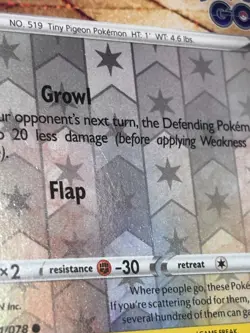 Pidove 061/078 Reverse Holo - Pokemon TCG - Pokemon GO - Image 3