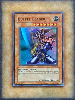 Yugioh Buster Blader DL1-002 Duelist League Super Rare LP - Image 1