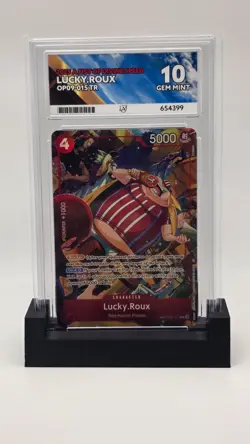 One Piece Lucky.Roux (TR) OP09-015 A Fist of Divine Speed Foil ACE 10 - Image 1