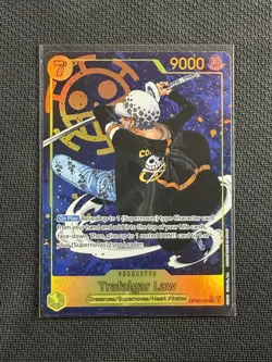 One Piece Cards Trafalgar Law Royal Blood Parallel Foil SEC OP10-110 - Image 1