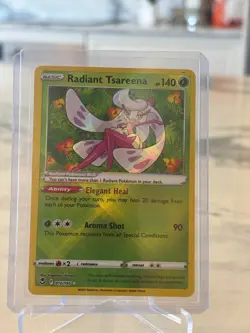 Radiant Tsareena - 016/195 Silver Tempest Holo Rare - Pokemon TCG Card - Image 1