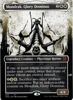 MTG: Phyrexia: All Will Be One: Showcase Mondrak, Glory Dominus: LP Condition - Image 1