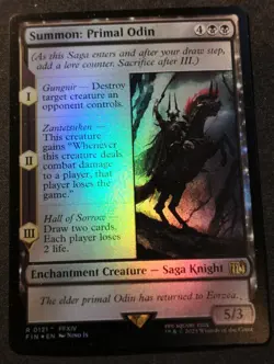 Summon: Primal Odin - Foil - FIN - NM - EN - 0121 - Image 1