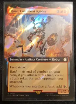 Rose, Cutthroat Raider (Extended Art) (Surge Foil) Universes Beyond: Fallout - Image 1
