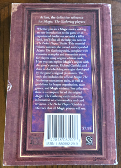 Magic The Gathering Pocket Players Guide Book 1994 WOTC Paperback MTG, 1st Ed - Image 2