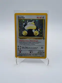 SNORLAX 1999 WOTC Pokemon "JUNGLE" #11/64 VINTAGE HOLOGRAM ORIGINAL LP - Image 3
