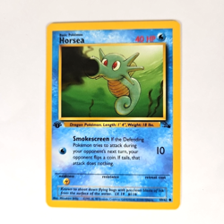 Pokemon TCG Horsea 1999 Wizards Of The Coast First Edition Fossil Set Card #49 - Image 3