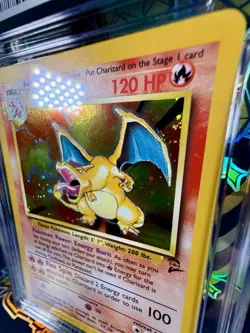 Pokemon Base Set 2 Charizard 4/130 Holo CGC NM/Mint 8 - Image 2