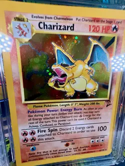 Pokemon Base Set 2 Charizard 4/130 Holo CGC NM/Mint 8 - Image 3