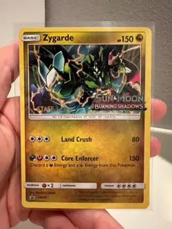 Zygarde - SM48 Pokemon PreRelease STAFF Promo Sun & Moon Ultra Rare NM 1224#235 - Image 3