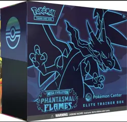 Pokemon Phantasmal Flames Pokemon Center ETB Elite Trainer Box New Sealed - Image 1