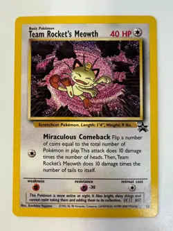 4 Pokemon TCG Promo Cards ~ Dark Gyardos ~Smeargle ~ Togepi ~ Meowth ~ WotC - Image 4