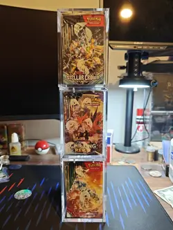 🍄3 Pokemon Booster Box Chilling Reign Scarlet & Violet Stellar Crown👑 - Image 2