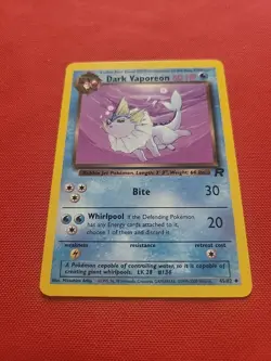 Pokemon: Dark Vaporeon #45/82 Team Rocket 2000 Vintage WOTC - LP+ / MP - L111 - Image 4