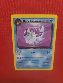 Pokemon: Dark Vaporeon #45/82 Team Rocket 2000 Vintage WOTC - LP+ / MP - L111 - Image 5