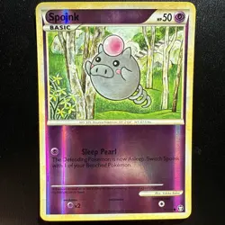 FRE SHIPPING Pokemon TCG: Spoink - 77/102 Triumphant - Common Reverse Holo - Image 1