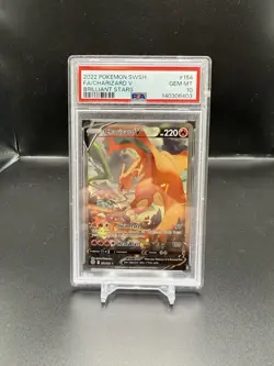 Pokemon Charizard V Brilliant Stars 154/172 Alt Full Art PSA 10 Gem Mint - Image 3